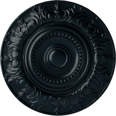 Ekena Millwork Biddix Ceiling Medallion (Fits Canopies up to 7 1/2"), Hand-Painted Night Shade, 20 7/8"OD x 1 1/4"P CM20BXNSF